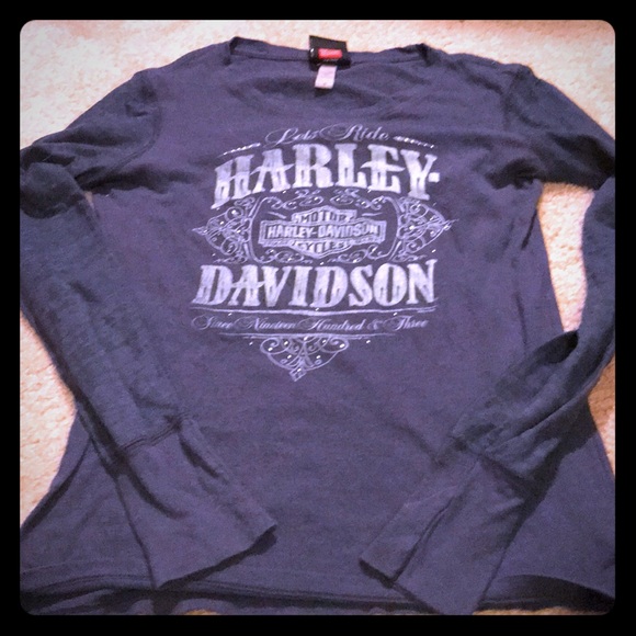 Harley-Davidson Tops - Long sleeve Harley Davidson T-shirt